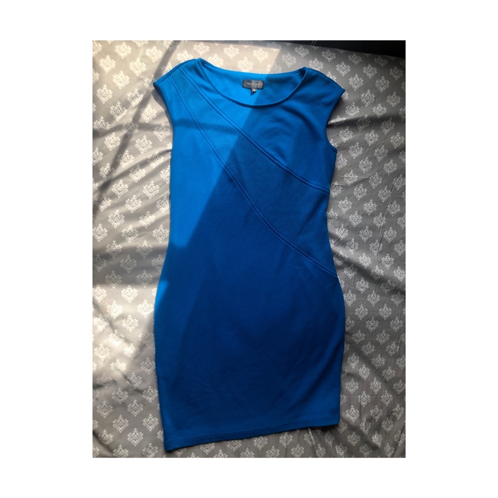 Fitted blue dress size 4(small)